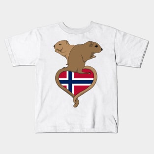 Gerbil Norway (light) Kids T-Shirt